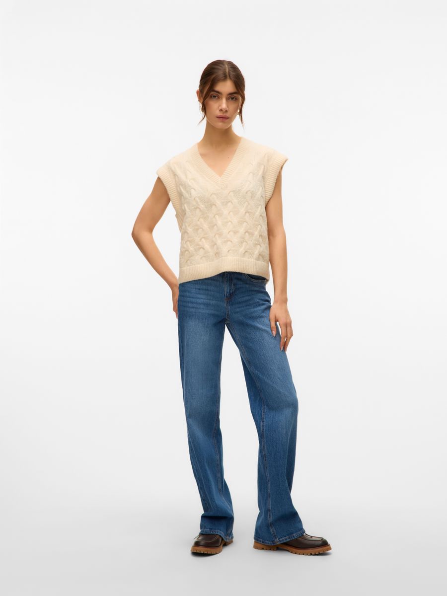 VMPIPER SL V-NECK VEST BOO