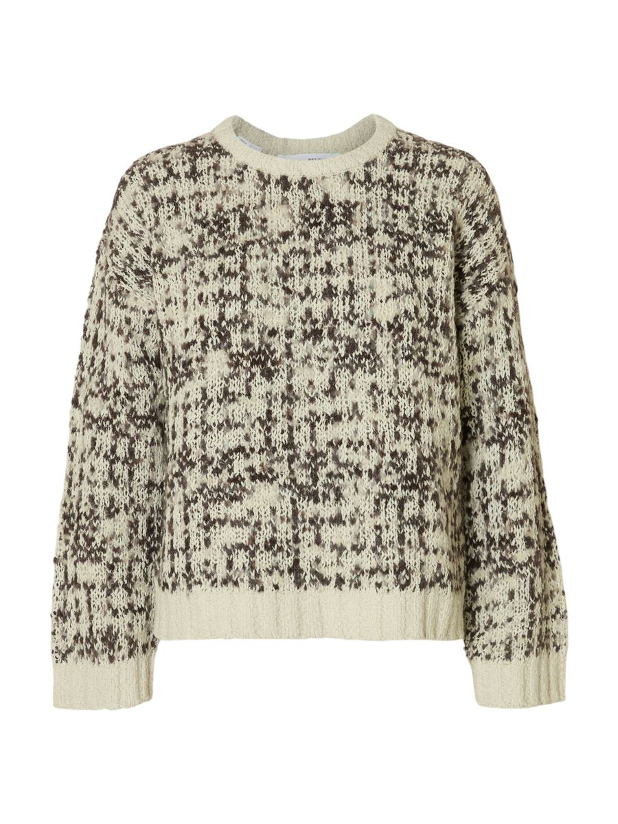 SLFLINDSAY LS KNIT O-NECK