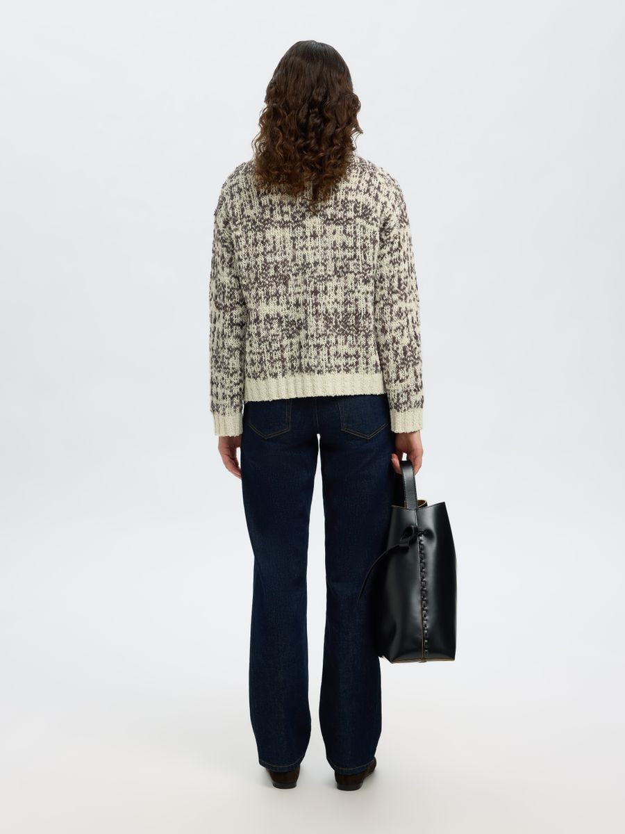 SLFLINDSAY LS KNIT O-NECK