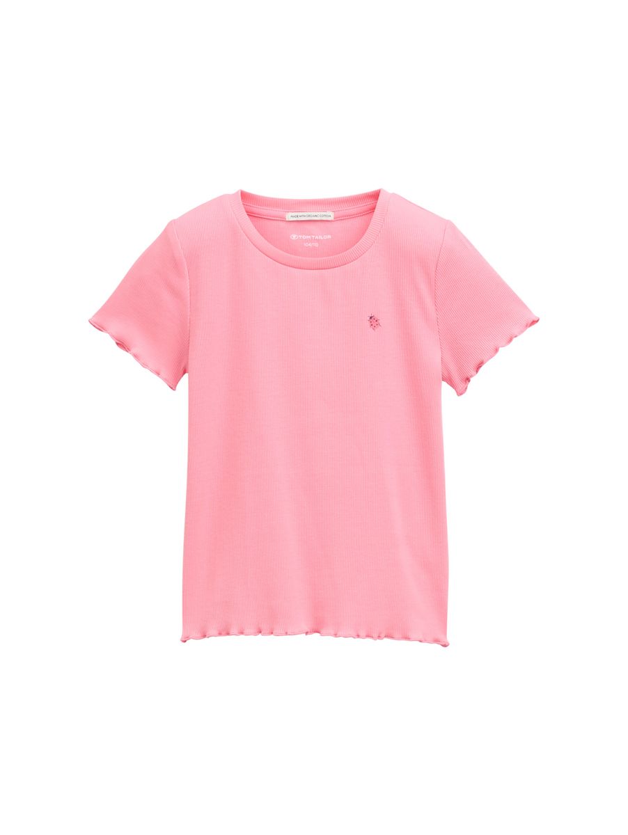 printed rib t-shirt