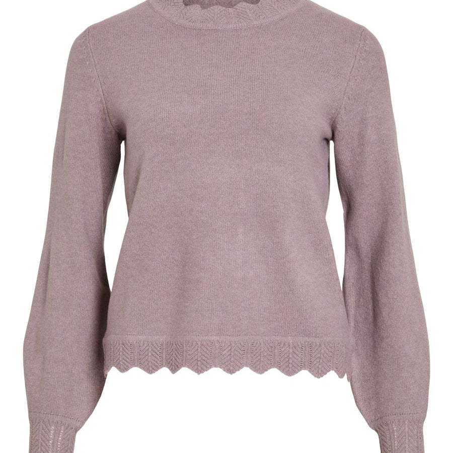 VINIKOLINA O-NECK L/S KNIT TOP - NO