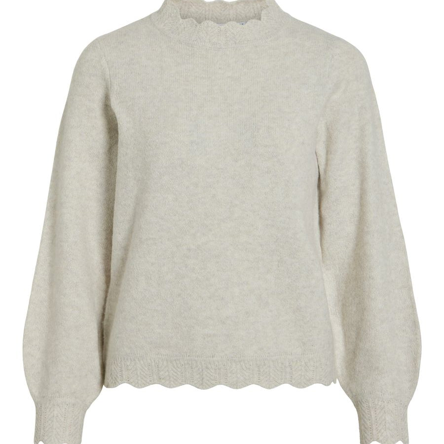 VINIKOLINA O-NECK L/S KNIT TOP - NO