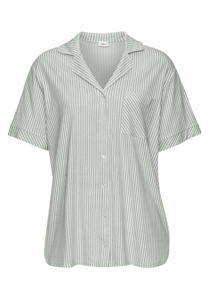 s.O summer stripes button shirt