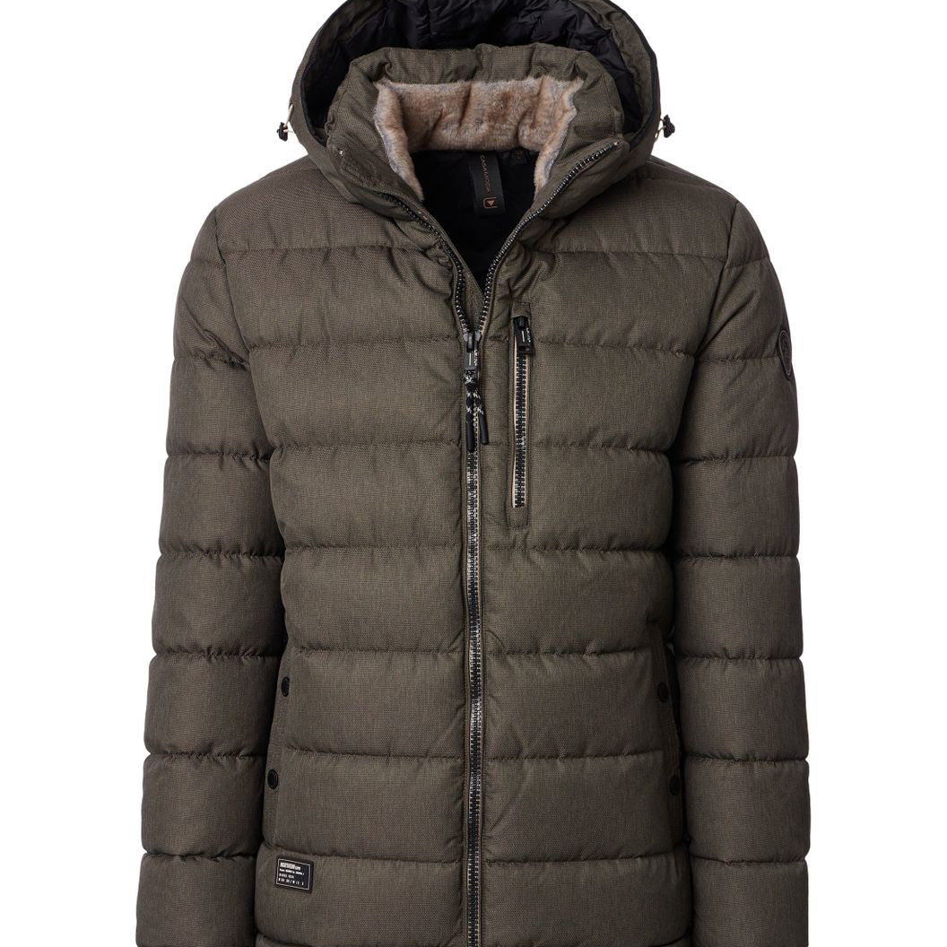 Steppjacke mit Kapuze