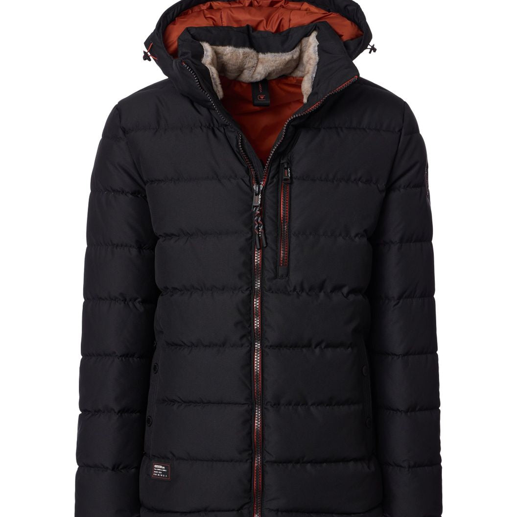 Steppjacke mit Kapuze