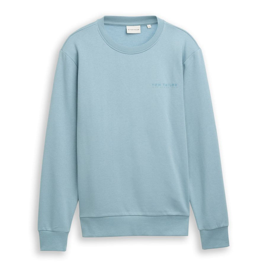 printed crew neck sweater