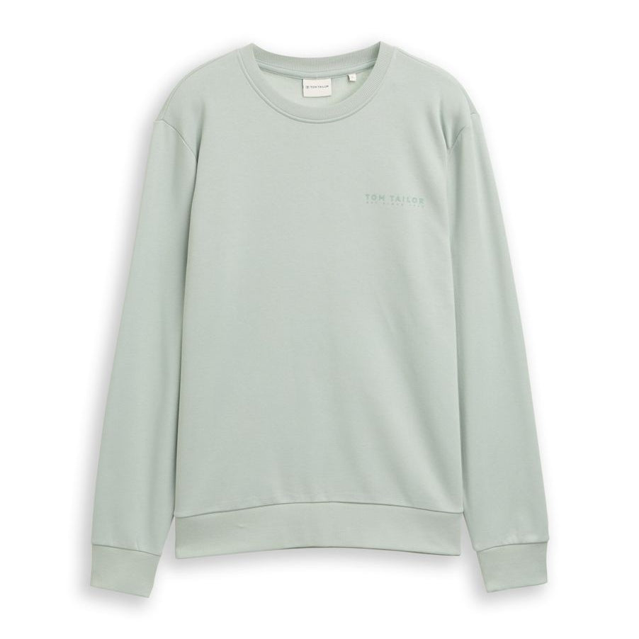 printed crew neck sweater