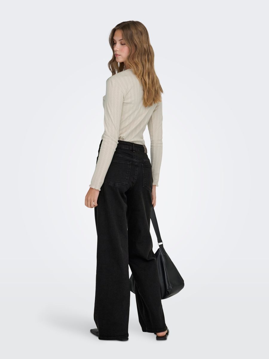 ONLMADISON BLUSH HW WIDE DNM CRO099