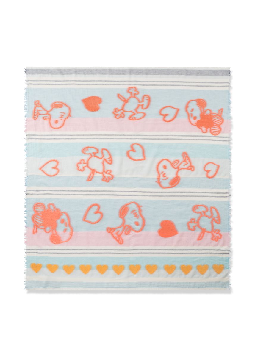 JACQUARD SQUARE COTTON/POLYACRYLIC