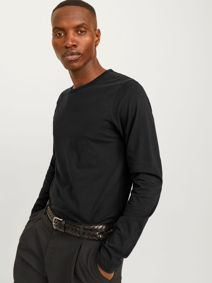 JJEBASIC O-NECK TEE L/S NOOS