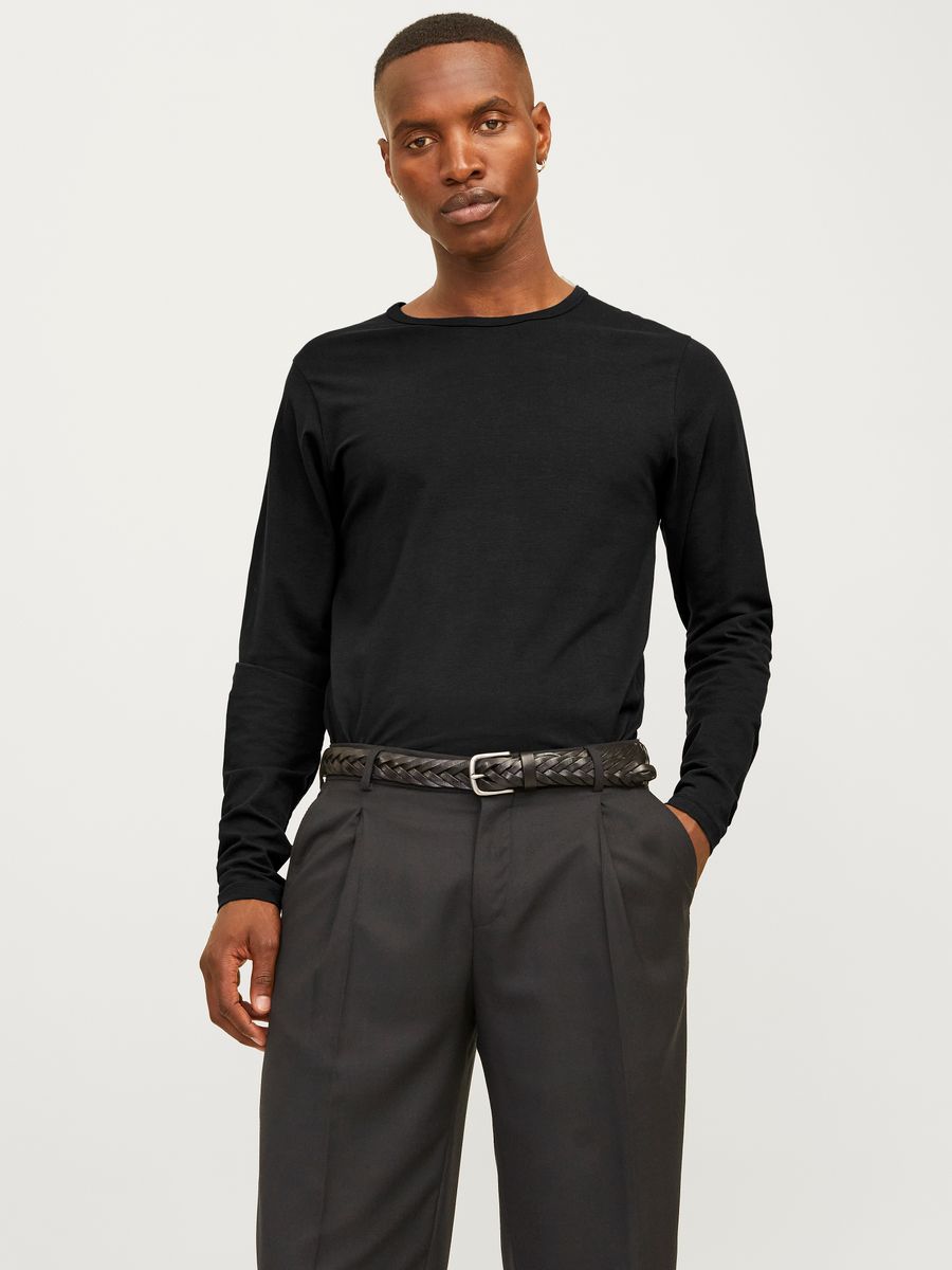JJEBASIC O-NECK TEE L/S NOOS