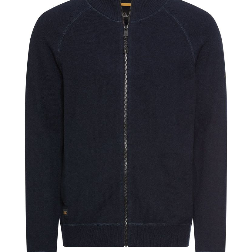 Strickjacke mit Reißverschluss