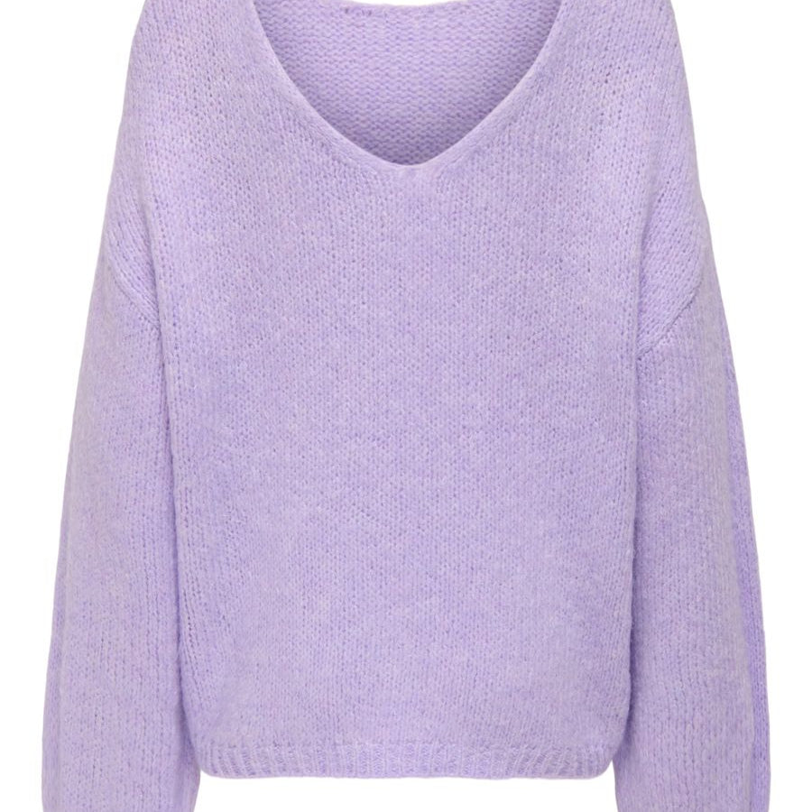 JDYDINEA L/S REVERSIBLE PULLOV. KNT