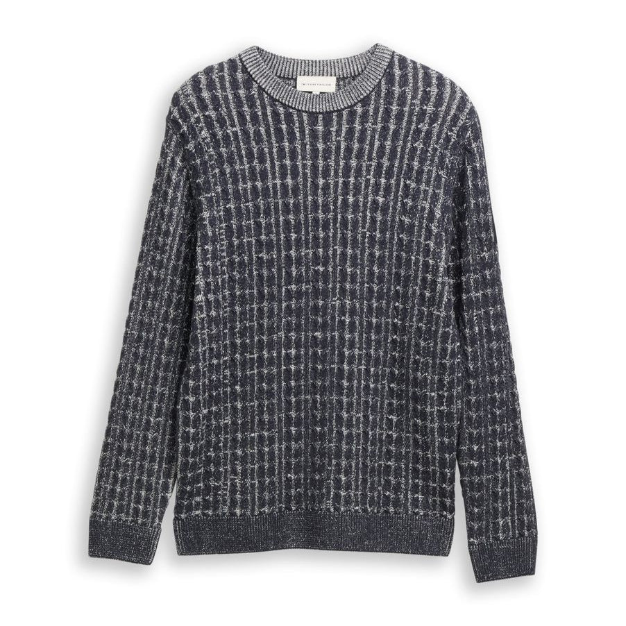 Strickpullover mit Zopfmuster