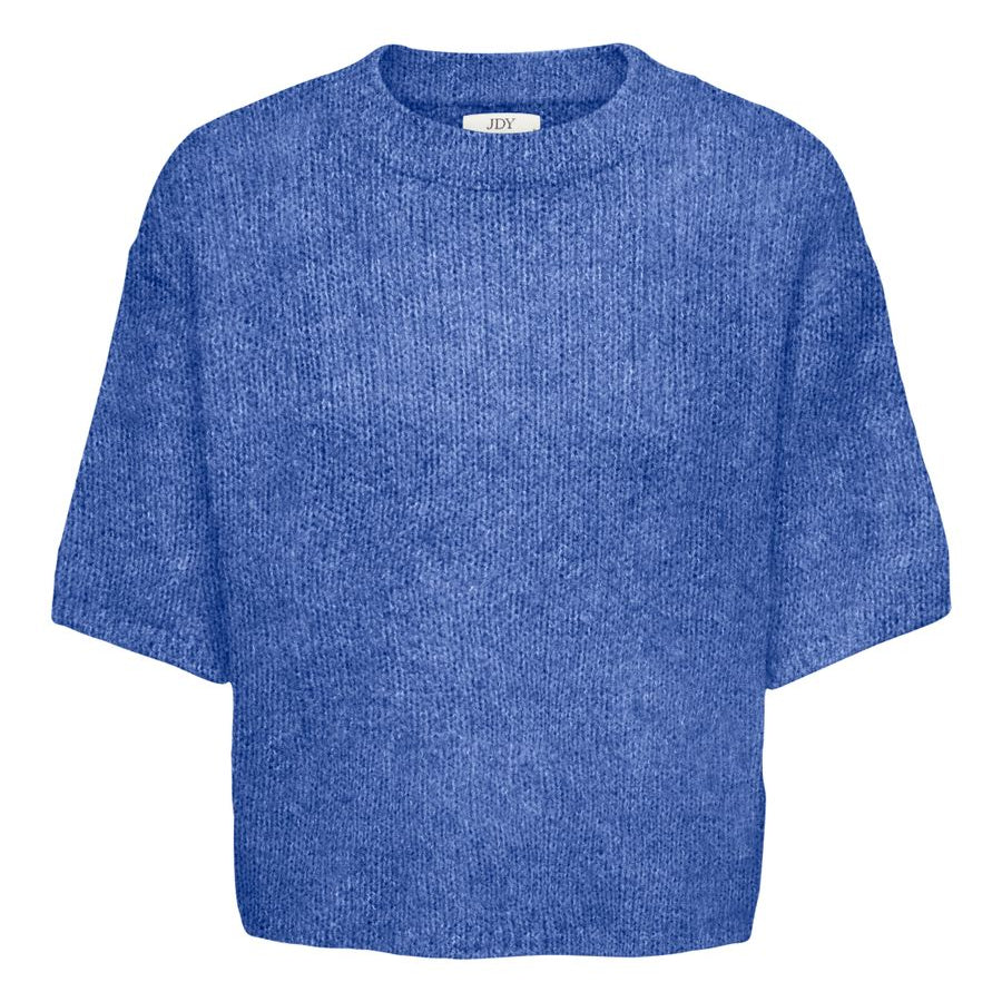 JDYLINEA S/S PULLOVER O-NECK KNT NO