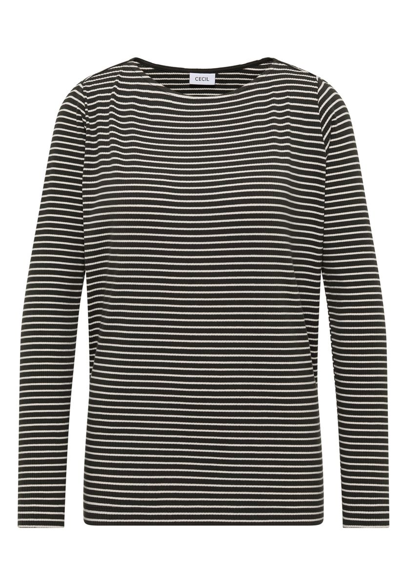 Gestreiftes Langarmshirt
