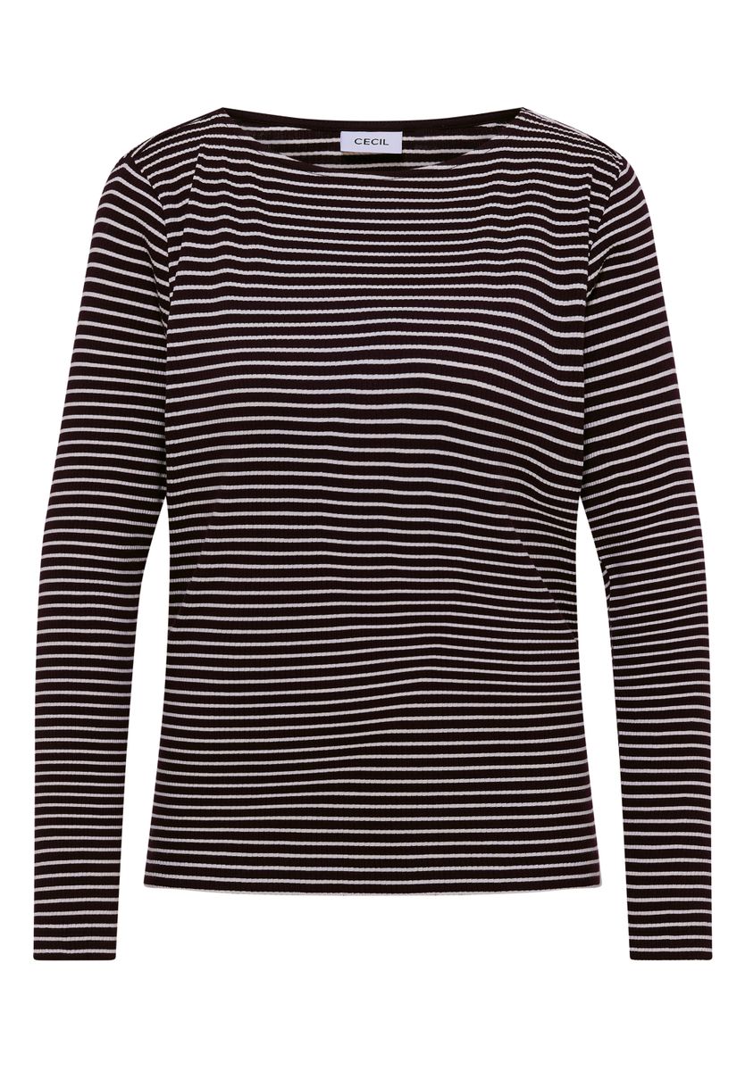 Gestreiftes Langarmshirt