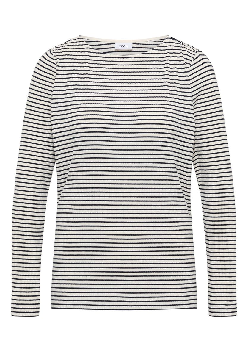 Gestreiftes Langarmshirt