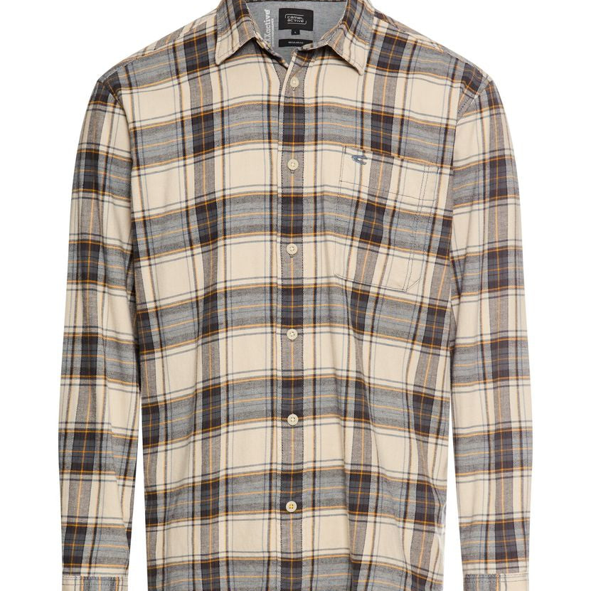fleXXXactive® Langarmhemd aus leichtem Flanell