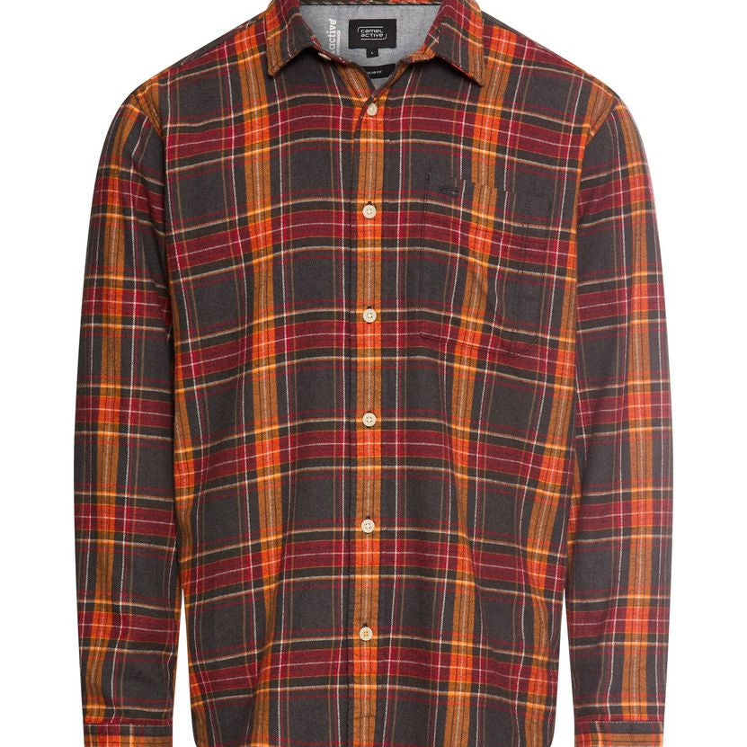 fleXXXactive® Langarmhemd aus leichtem Flanell