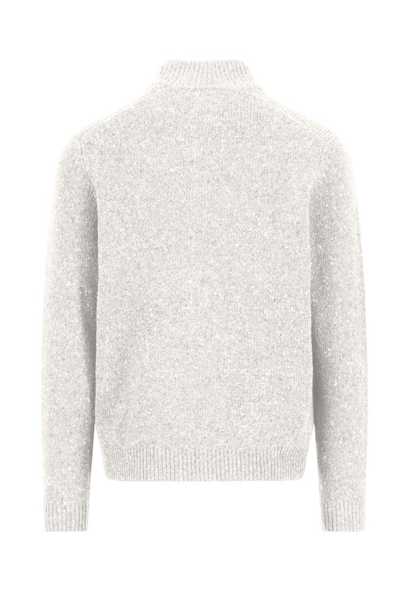 Zip Cardigan. Donegal*RWS