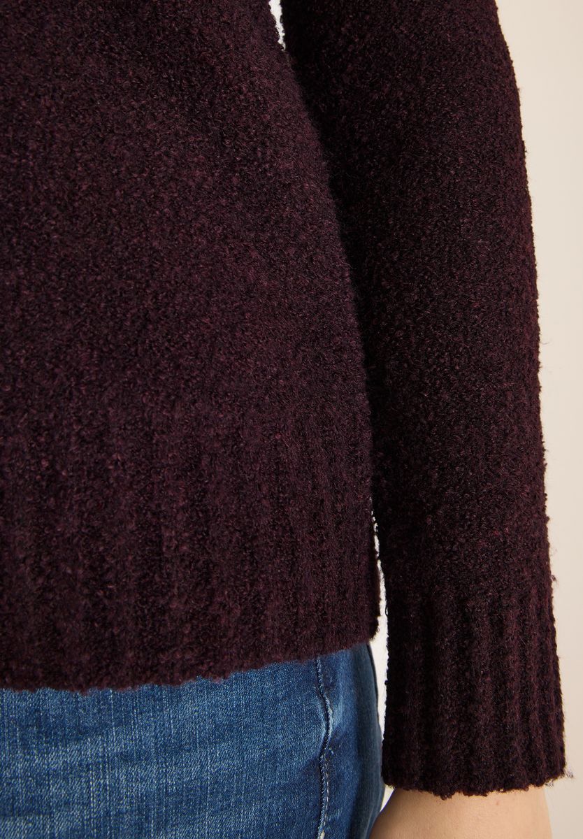 Bouclé V-Neck Pullover