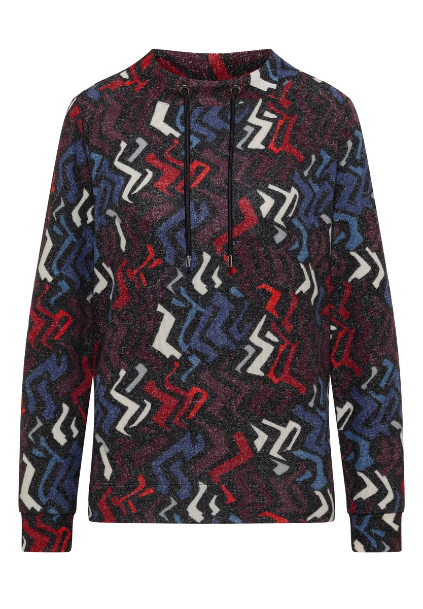 Cosy Shirt mit Grafikmuster