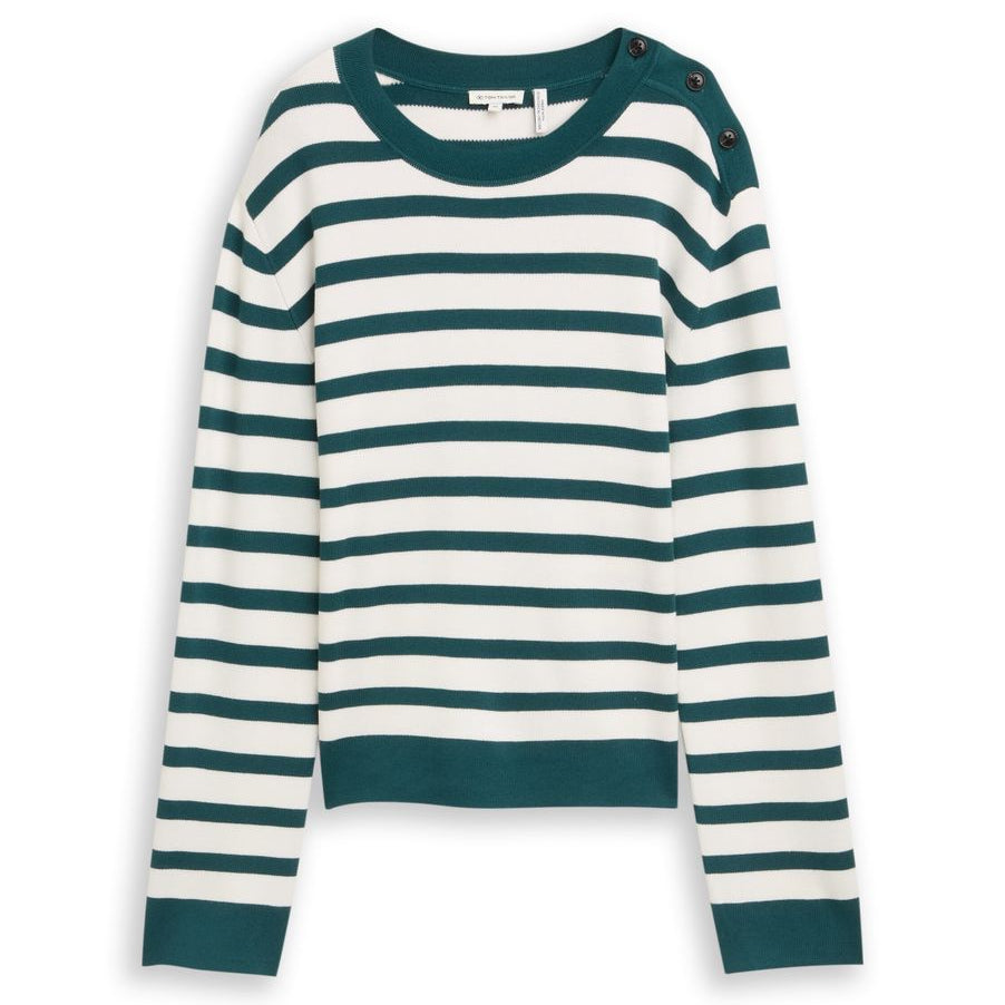 Strickpullover mit Streifenmuster
