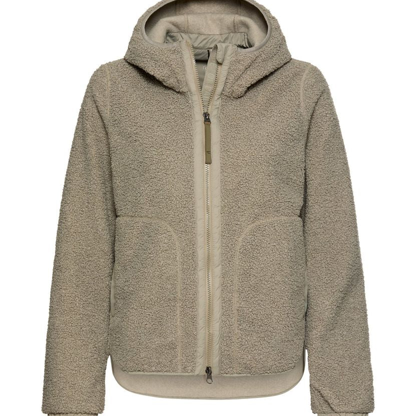 Polar-Fleecejacke mit fester Kapuze