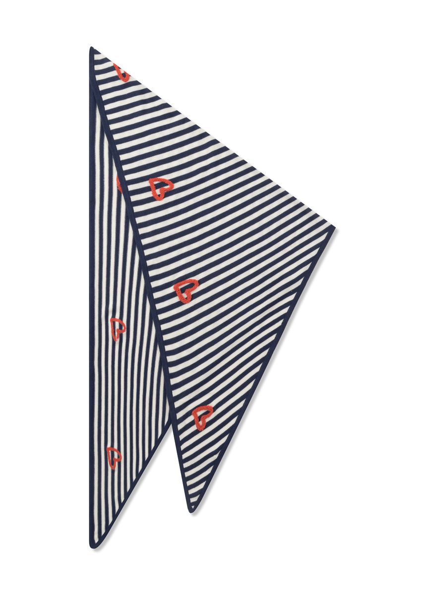 KNITTED TRIANGLE COTTON/POLYACRYL S