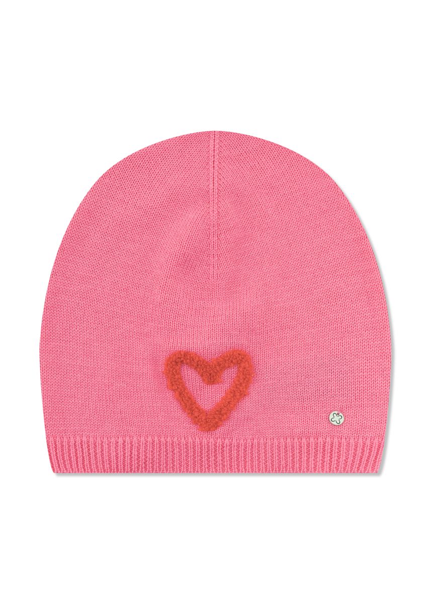 KNITTED HAT COTTON/ACRYL UNI HEART