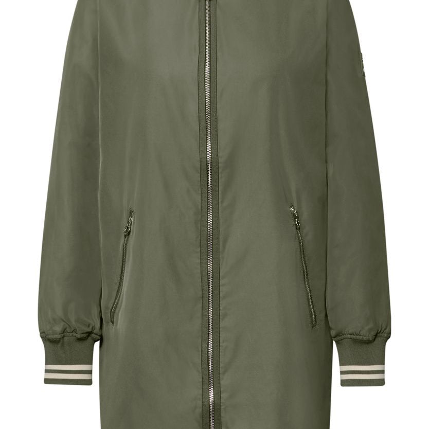 Long Bomber Jkt w. College Det