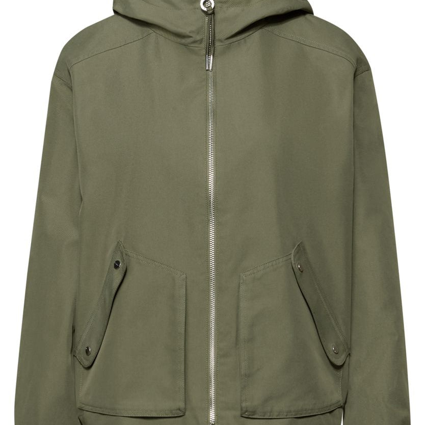 Short Cotton Jkt w. Hoody