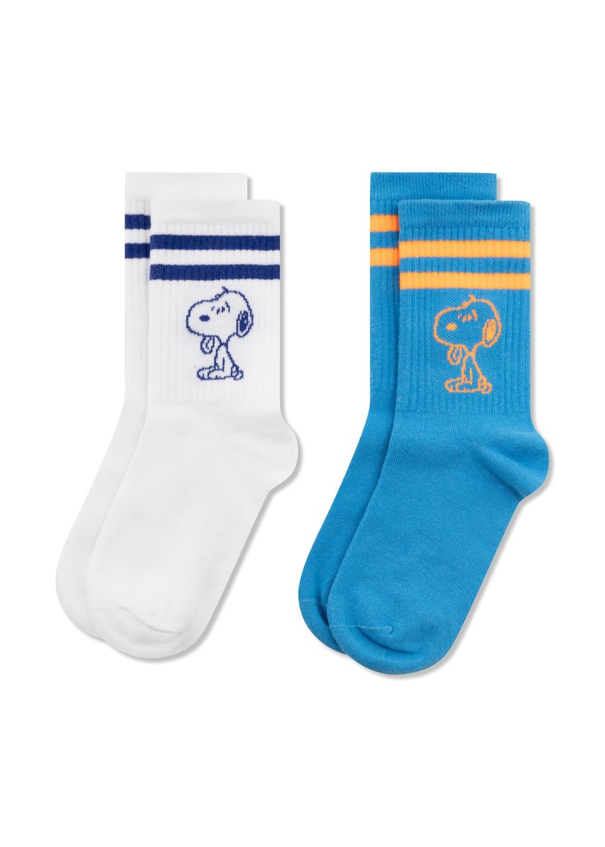 2 PAAR JACQUARD SOCKS COTTON MIX S