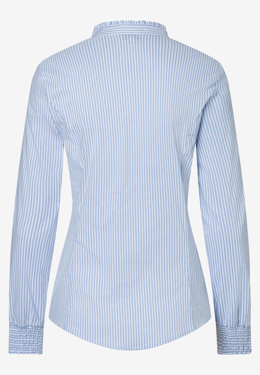 Striped Cotton Stretch Blouse