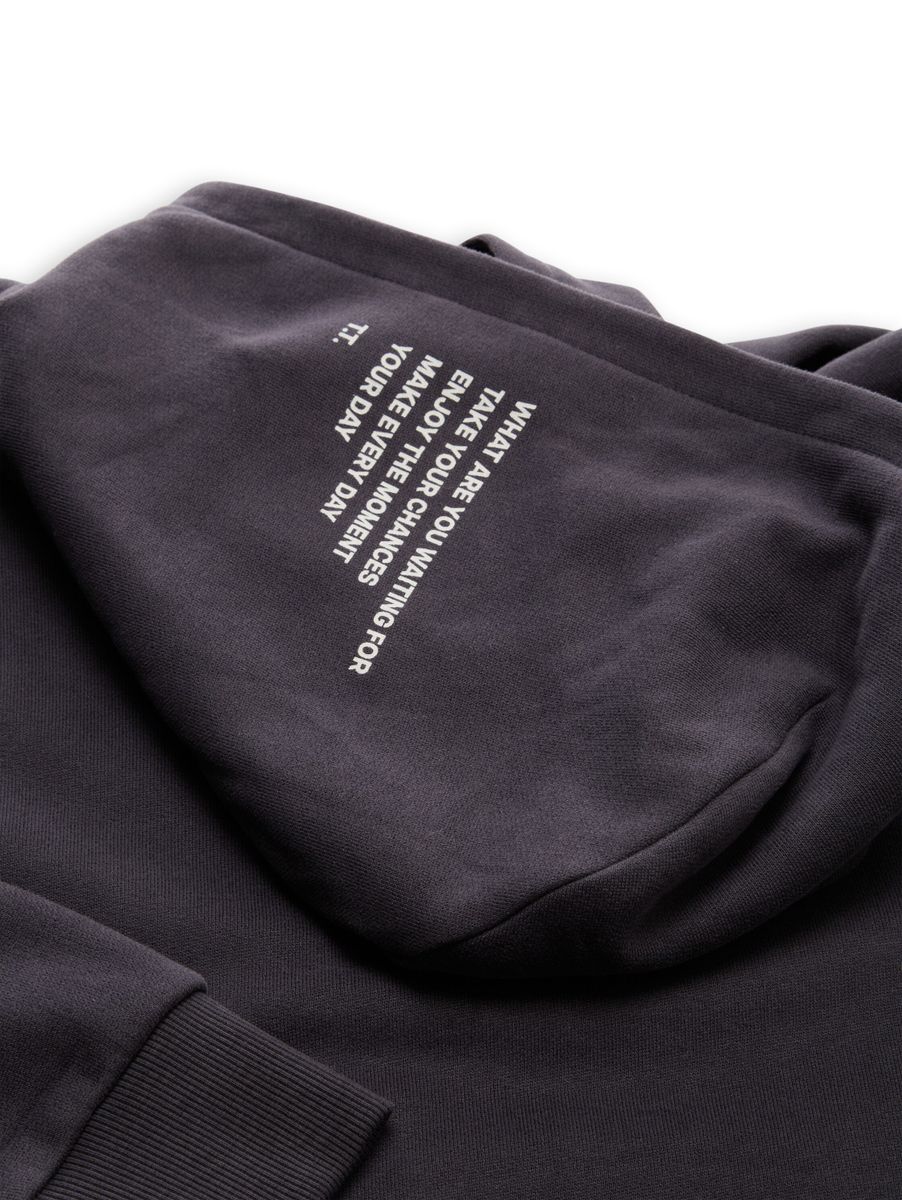 oversize printed hoddie jacket