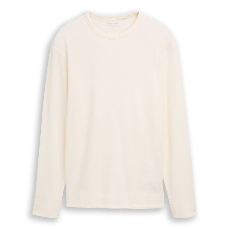 Langarmshirt mit Waffelstruktur