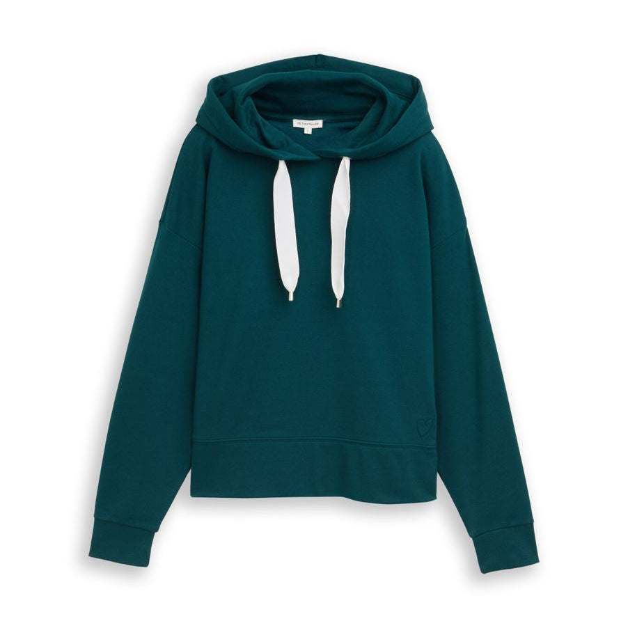 Hoodie Sweatshirt mit Herz-Detail