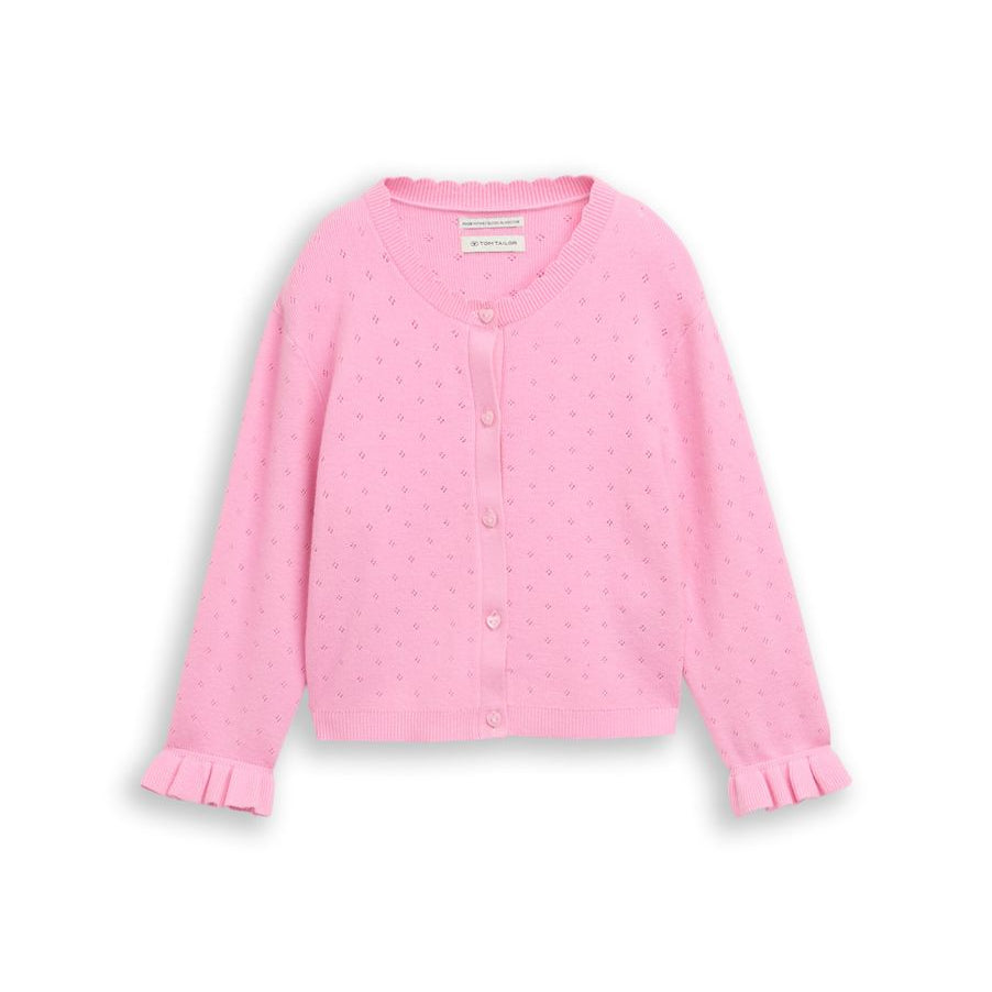 ajour knit jacket