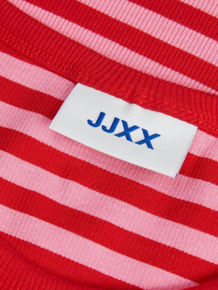 JXFALLON STR SL STRIPE RIB TOP JRS