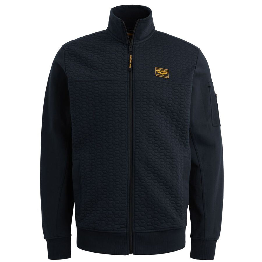 Zip jacket jacquard interlock fren