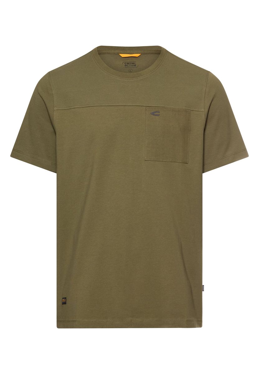 T-Shirt mit Brusttasche