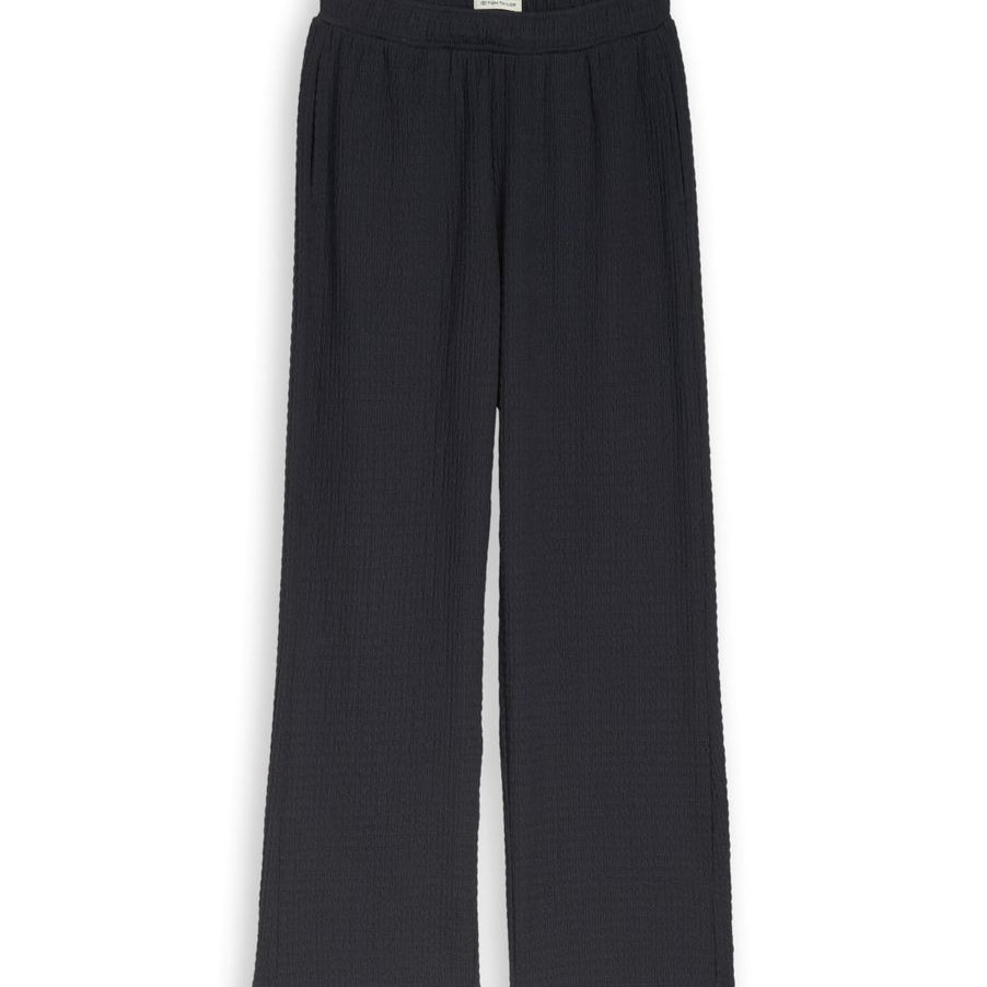 structured wide leg pants