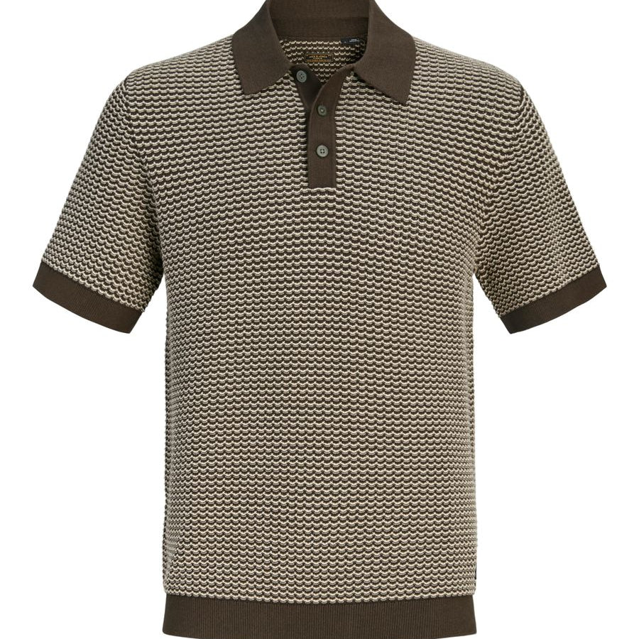 JPRBLUKINGSLEY KNIT POLO SS LN