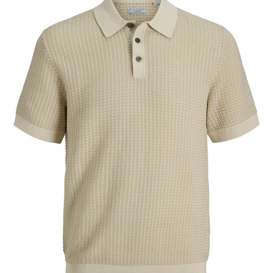 JPRBLUKINGSLEY KNIT POLO SS LN
