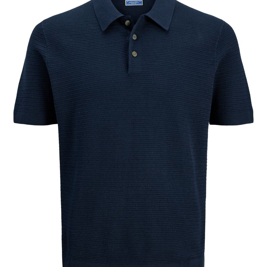 JPRBLURILEY KNIT POLO SS SN