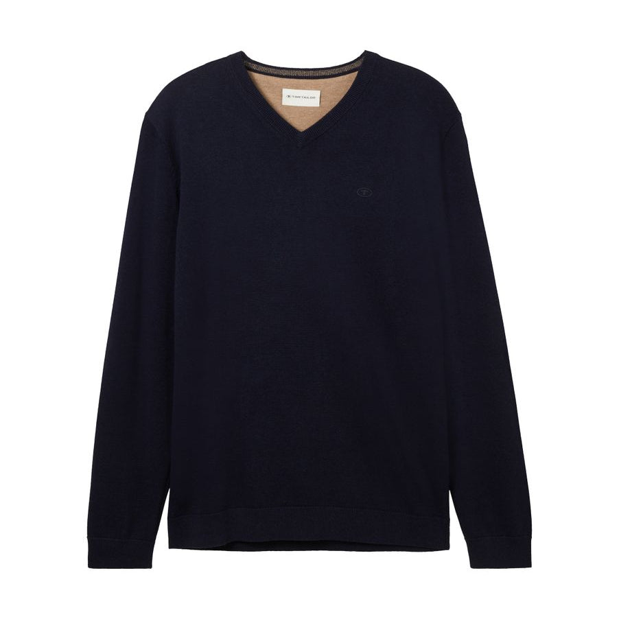 basic v-neck knit