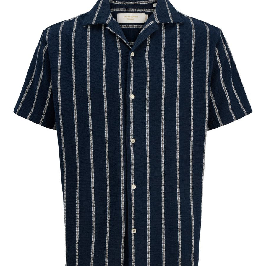 JJECOBA STRIPE RESORT SHIRT SS SN