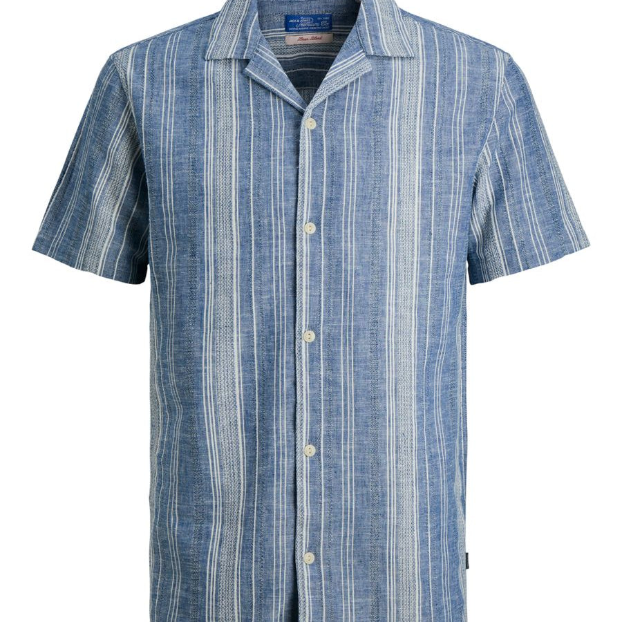 JPRBLUSUMMER LIN. BLEN DOBBY SS SHIRT SN