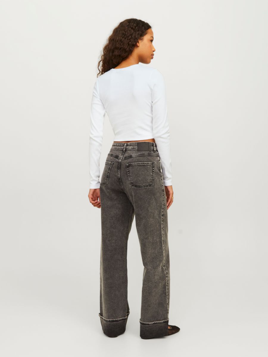 JXFELINE STR LS RIB TEE JRS NOOS
